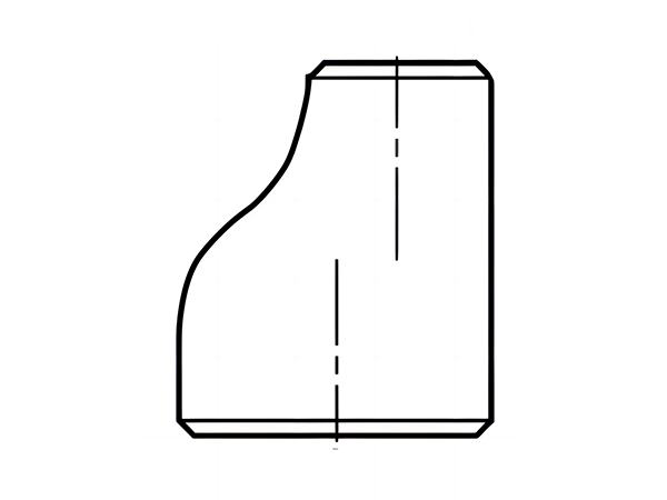 Eccentric butt weld reducers are used to connect two pipes with different diameters but non-coincident center axes